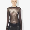 De zilveren Body Dust-top