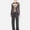 De zilveren Body Dust-top