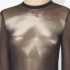 De zilveren Body Dust-top