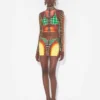 Heruitgave – de bruine mini-rok met stippen