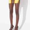Heruitgave – de bruine mini-rok met stippen