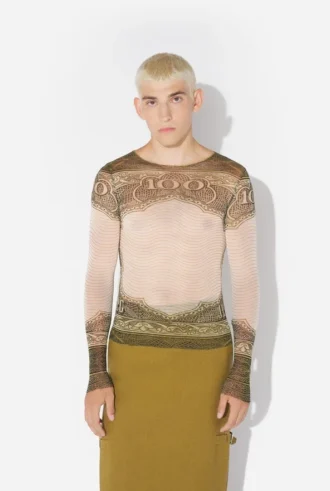 Heruitgave – de groene crop top met cartouche Heruitgave – de groene crop top met cartouche