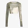 Heruitgave – de groene crop top met cartouche