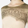 Heruitgave – de groene crop top met cartouche