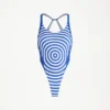 Het Blue Target-badpak Het Blue Target-badpak