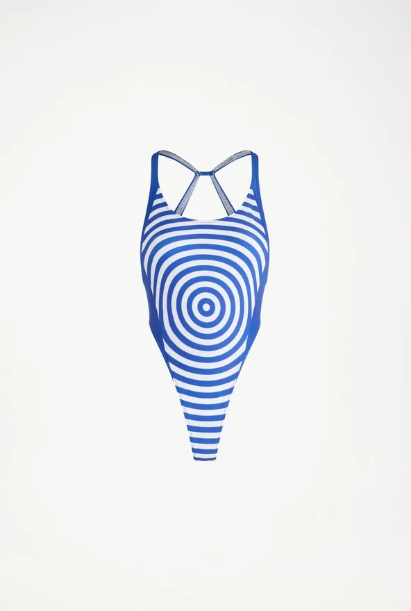 Het Blue Target-badpak Het Blue Target-badpak