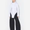 Het bodysuit-overhemd Het bodysuit-overhemd