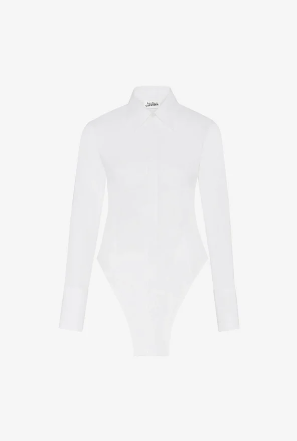 Het bodysuit-overhemd Het bodysuit-overhemd