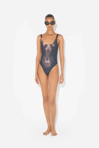 Het bronzen Body Dust-badpak