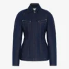 Het denimjack met schouderpads Het denimjack met schouderpads