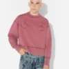 Het Needles-sweatshirt met borduursel