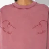 Het Needles-sweatshirt met borduursel