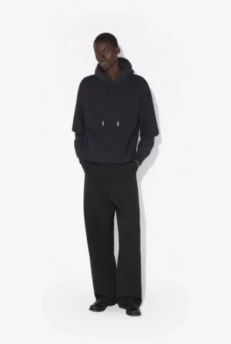 Het oversized zwarte JPG-Sweatshirt