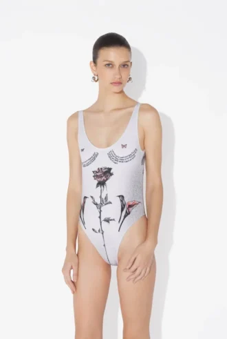 Het Tattoo Roses-badpak