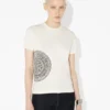 Het witte Laurel-Baby Tee met print voor baby’s Het witte Laurel-Baby Tee met print voor baby’s