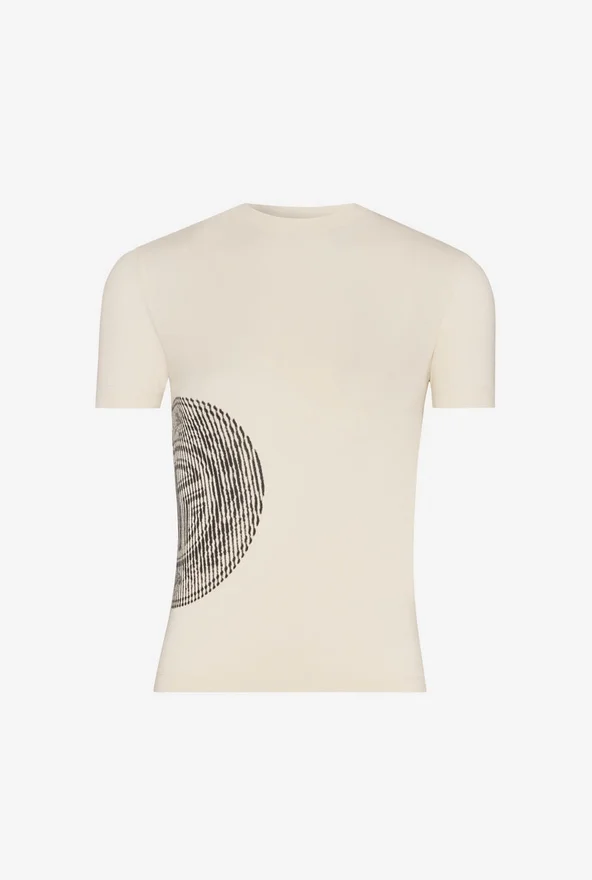 Het witte Laurel-Baby Tee met print voor baby’s Het witte Laurel-Baby Tee met print voor baby’s