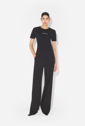 Het zwarte JPG-baby-T-shirt