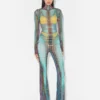 Re-Edition – de broek met blauwe stippenprint