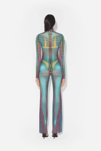 Re-Edition – de broek met blauwe stippenprint