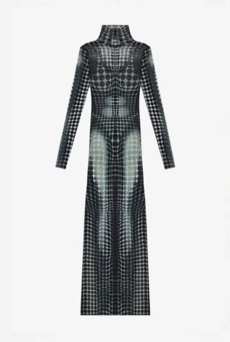 Re-Edition – de jurk met zwart-witte stippenprint