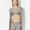 Re-Edition – de marineblauwe Body Morph Crop Top Re-Edition – de marineblauwe Body Morph Crop Top