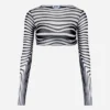 Re-Edition – de marineblauwe Body Morph Crop Top Re-Edition – de marineblauwe Body Morph Crop Top