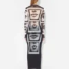 Re-Edition – de zwarte top met ogen- en lippenprint