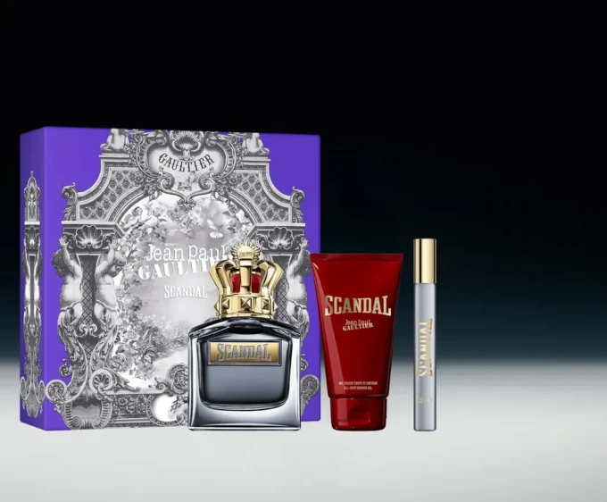 Scandal Pour Homme 3,4 oz, douchegel 2,5 oz en spray Scandal Pour Homme 3,4 oz, douchegel 2,5 oz en spray