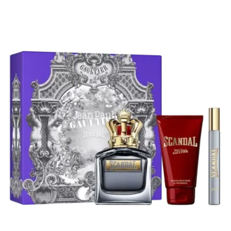 Scandal Pour Homme 3,4 oz, douchegel 2,5 oz en spray